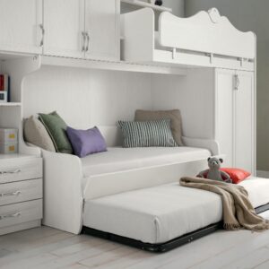 Cameretta letti a castello stile Shabby