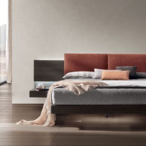Letto matrimoniale Sospeso in legno TmSh